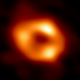 Изображение тени от черной дыры в центре Млечного Пути